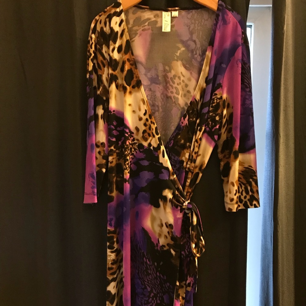 Emma and Michele wrap dress
